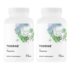 Thorne 茶胺酸素食膠囊, 90顆, 2罐