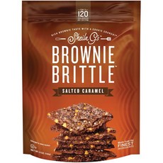 Sheila g's BROWNIE BRITTLE 布朗尼脆片餅乾 海鹽焦糖口味, 142g, 1包