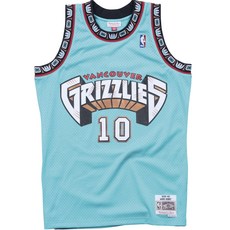 Mitchell & Ness 溫哥華灰熊隊 NBA 球迷版客場球衣 98 邁克比比籃球球衣