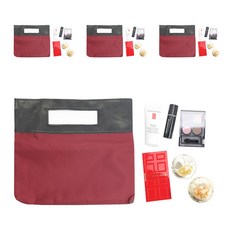 Elizabeth Arden 伊麗莎白雅頓 收納包 酒紅色+旅行用化妝保養 6入組, 4組