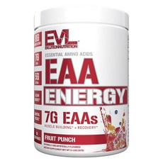 EVLUTIONNUTRITION EAA必需胺基酸粉 水果口味, 1罐, 357g