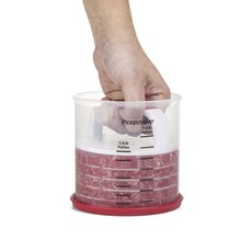 Progressive 漢堡肉擠壓器, 1個, 白色/紅色