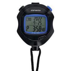 200運動計時器 TS-S114-BK, 1個, 黑色