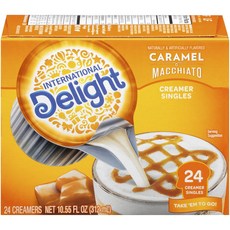 INTERNATIONA Delights Coffee Creamer Singles 焦糖瑪奇朵, 24件, 13毫升