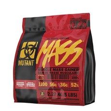Mutant The Original Mass碳水乳清蛋白粉 草莓香蕉口味, 1個, 2.27公斤