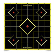 Birchwood Casey Shoot-NC 瞄準射箭器材 20.3 厘米, 5入, 黃色+黑色