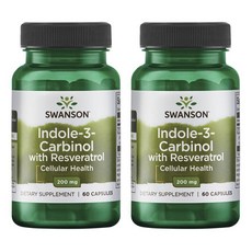 Swanson 斯旺森 芥蘭素&白藜蘆醇膠囊 200mg, 60顆, 2罐