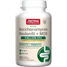 Jarrow FORMULAS 賈羅公式 布拉酵母菌加MOS素食膠囊, 180顆, 1罐