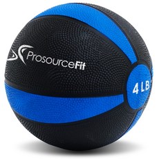 Prosourcefit Goods 丟鏈球 藥球 運動 體重健身, 1個, 1.8kg, 黑+藍