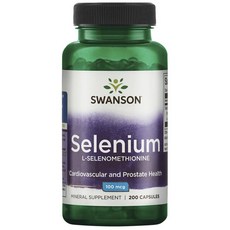 Swanson 斯旺森 硒膠囊 100mcg, 200顆, 1罐