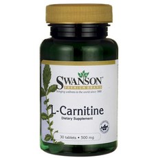 Swanson 斯旺森 左旋肉鹼錠 500mg, 30顆, 1罐