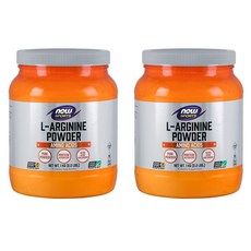 NOW Foods L-精胺酸粉, 1kg, 2罐
