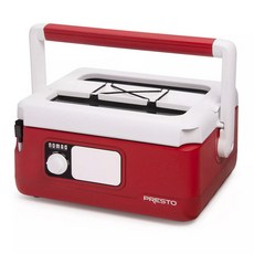 PRESTO Nomad 旅行絕緣慢燉鍋鎖蓋紅色 5.7L, 單品