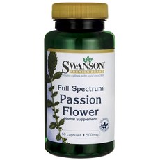 Swanson 斯旺森 西番蓮膠囊 500mg, 60顆, 1罐