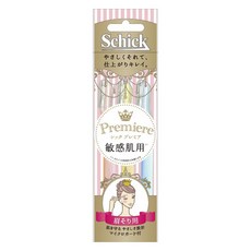 Schick 舒適牌 Premier敏感肌用修眉刀 3入組, 1個