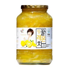 꽃샘 꿀레몬차 1kg (액상차 과일청 홈카페)