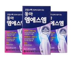 동아 관절에 좋은 영양제 약 국 정 품 3개월 연골 무릎 건강, 60g, 3병