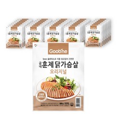 굽네 오리지널 훈제 닭가슴살 슬라이스 100g*40팩 AG07, 40팩, 100g, 100g