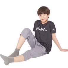 푸마바디웨어 [푸마] 틴에이져 액티브 남아 블랙 상하의 2종