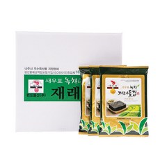 새우표 완도 녹차재래 돌김전장, 40개, 30g