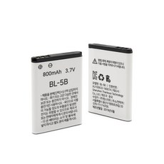 Coms 리튬이온 배터리(BL-5B) 800mAh 3.7V UB714, 1개