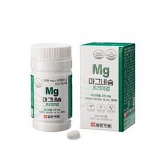 일양약품 마그네슘 프리미엄 60 120 180정, 60g, 1병