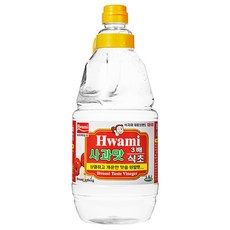 [화미] 3배사과맛식초, 1.8L, 1개
