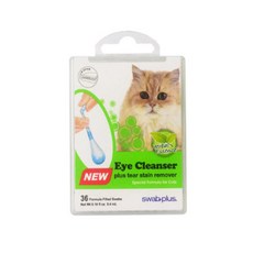 스왑플러스 고양이 눈세정 면봉, 5.4ml, 36개