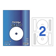 폼텍 잉크젯 CD 라벨 IJ-3642AP 100매, 본상품선택