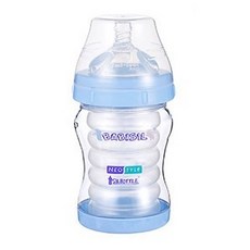 바비실 실보틀 네오 젖병 젖꼭지, 블루, 0~4개월, 170ml, 170ml, 1개