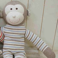 핸즈 스쿠스쿠 몽이인형 DIY S, 블루, 1개