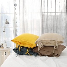 디자인노란쇼파쿠션
