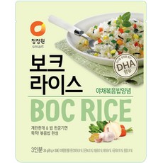 청정원 보크라이스 야채, 24g, 3개입 x 4개