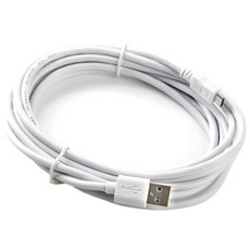 [Coms] USB/Micro USB(B) 케이블(충전/데이터) 3M IT887, 화이트