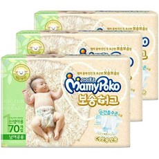 마미포코 보송허그 밴드형 기저귀 남녀공용 신생아용 (~5kg), 1단계, 210매