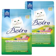 비스트로 뉴트리나 어덜트 고양이 사료, 2kg, 2개