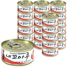네꼬마루 고양이캔 80g, 참치+닭고기, 24개