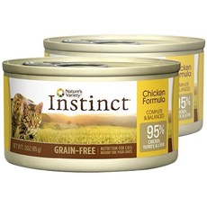 네이처스버라이어티 생식본능 그레인프리 치킨 캣캔, 닭, 85g, 2개