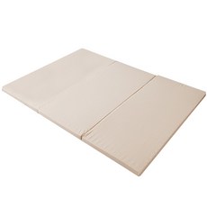 블레딕홈 타퍼메모리폼 순면 3단접이식 매트리스, 베이지