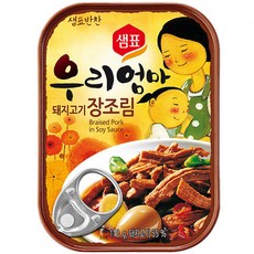 우리엄마 샘표 돼지고기 장조림, 110g, 1개