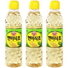 오뚜기 현미식초, 500ml, 3개