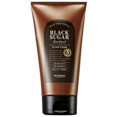 스킨푸드 블랙슈가 퍼펙트 스크럽 폼, 180g, 1개