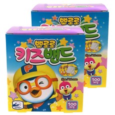 중외 뽀로로 밴드 주사용 원형 100매입, 100개입, 12개