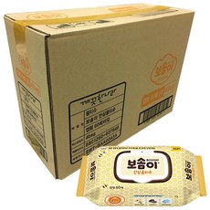 보솜이 안심 물티슈 캡형, 60매 x 24팩