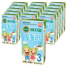 베지밀 토들러 3단계 아기두유 190ml, 16개, 16개