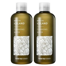 땡큐파머 백 투 아이슬란드 클렌징 워터, 270ml, 2개