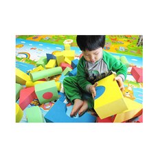 키움하우스 소프트블록 대형, 혼합 색상, 1개