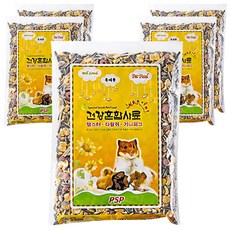 부산사료 스페셜 건강 혼합 햄스터 사료, 600g, 5개