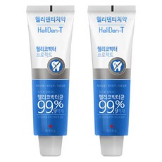 헬리덴티 튜브형 치약, 120g, 2개입