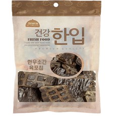 수제명가 애견용 셰프시리즈 건강 한입 간식, 한우소간 육포칩, 1개입